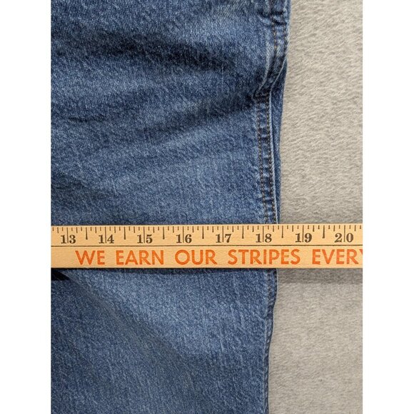 Universal Thread Overalls Womens 8 Blue Denim Bib Adjustable Straps Stretch - Picture 7 of 16